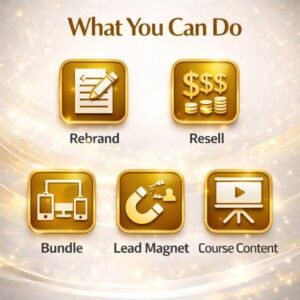 Make Money Online eBook | Canva Editable | PLR & MRR | 111 Pages