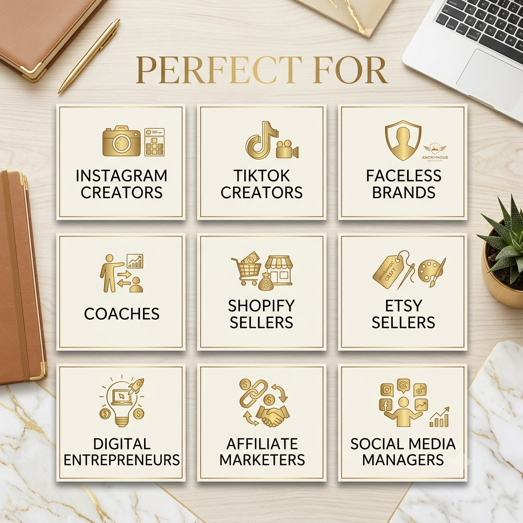 Faceless Creator Starter Kit | DFY Canva Templates | PLR & MRR - Image 7