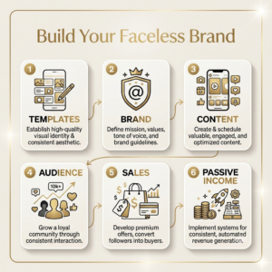 Faceless Creator Starter Kit | DFY Canva Templates | PLR & MRR