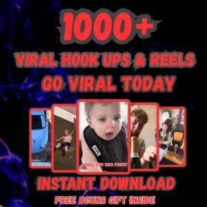 1000+ Viral Video Hooks Bundle | TikTok, Reels & Shorts | PLR & MRR
