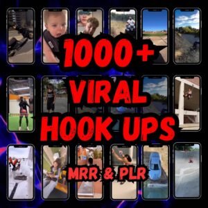 1000+ Viral Video Hooks Bundle | TikTok, Reels & Shorts | PLR & MRR