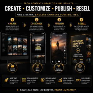 100K Viral Reels & AI Videos Bundle | PLR & MRR