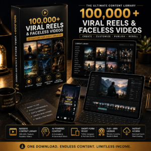 100K Viral Reels & AI Videos Bundle | PLR & MRR