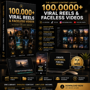 100K Viral Reels & AI Videos Bundle | PLR & MRR
