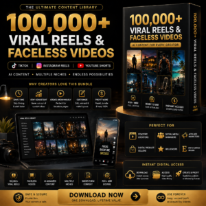 100K Viral Reels & AI Videos Bundle | PLR & MRR